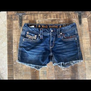 Rock revival size 28 jean shorts